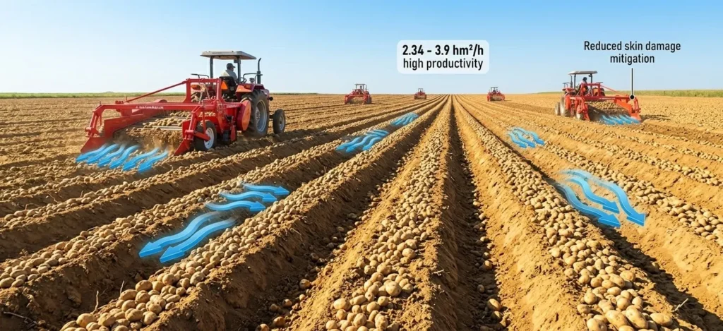 4BYHD4BYHS-3.9 Suspension Bean Harvester-4