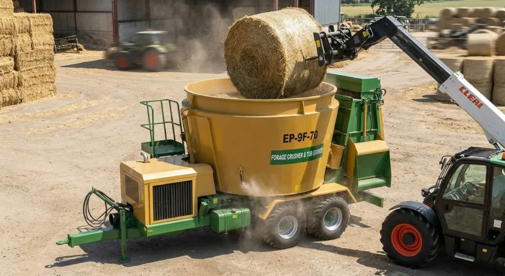 EP-9F-70 Forage Crusher & Tub Grinder