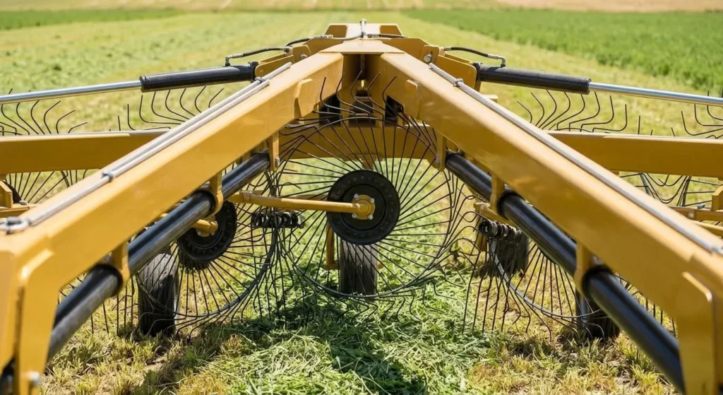EP-9LZD-9.0 Trailed Finger Wheel Hay Rake-2