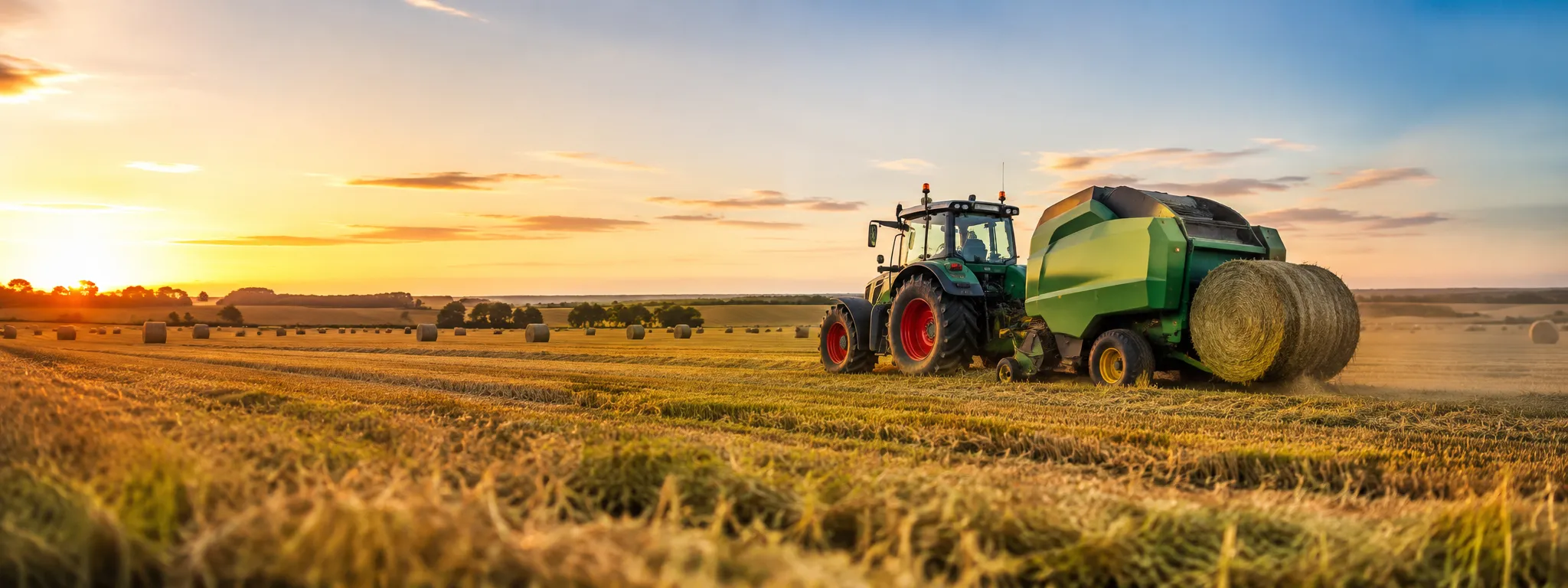 Ever-Power round baler working across Indian agricultural fields