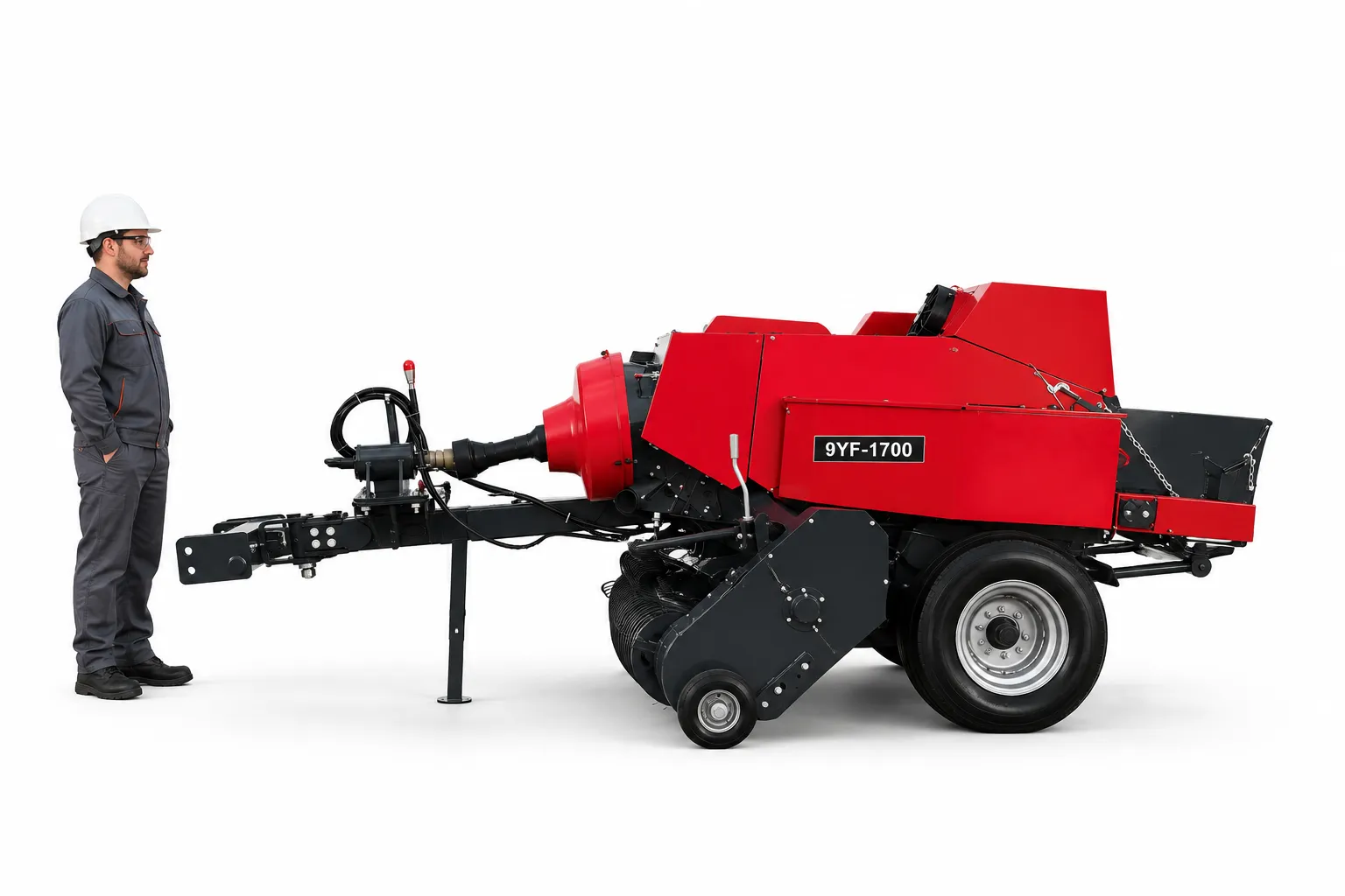 9YF-1700 lightweight compact square baler side view