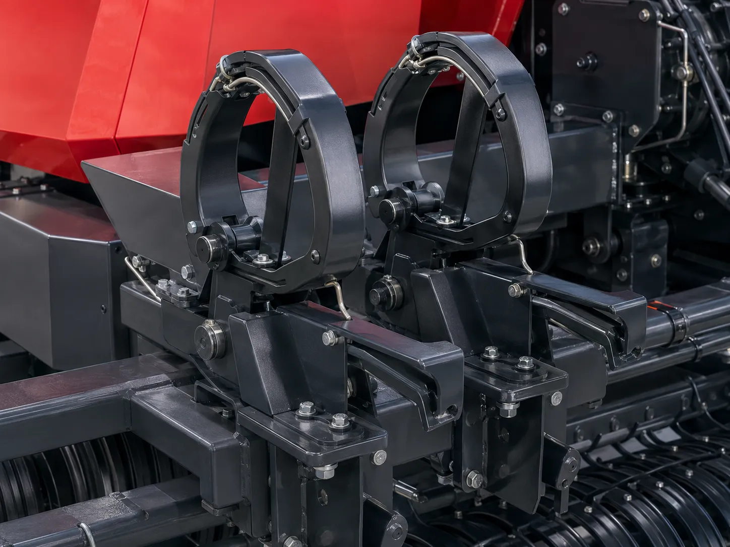 9YF-2200 D-type knotter mechanism close-up